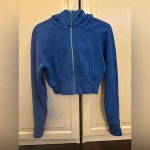 Lululemon cropped full zip scuba